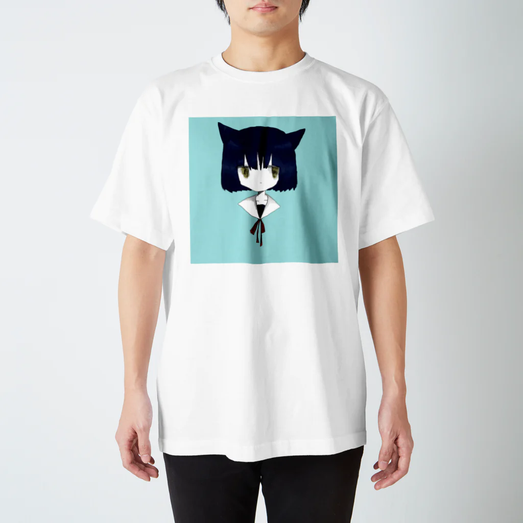 巳のセーラーにゃんこ Regular Fit T-Shirt