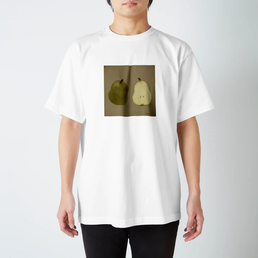 tateshima(たてしま)の洋梨の断面 Regular Fit T-Shirt