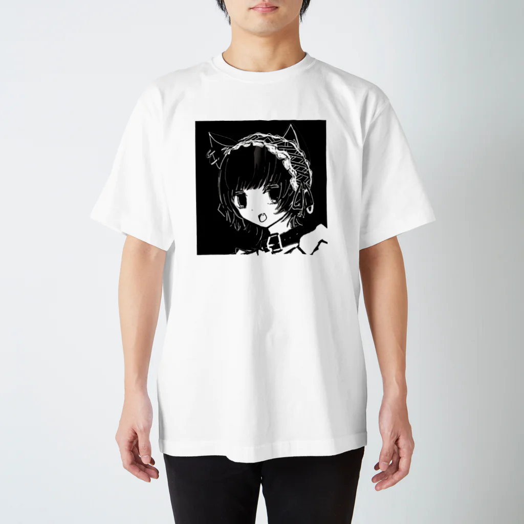 塩林檎のうるふメイドさん スタンダードTシャツ