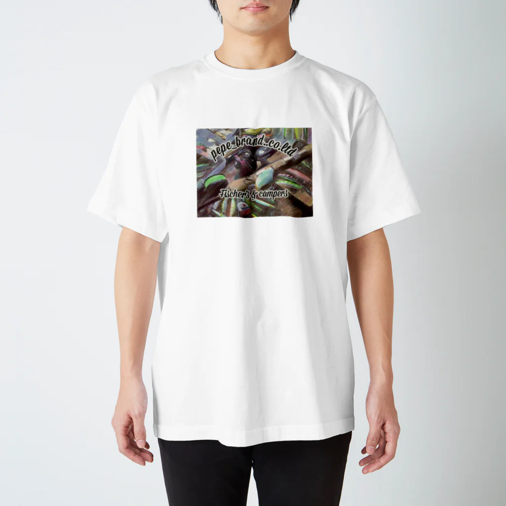  "pepe" Design'sのlets fishing Regular Fit T-Shirt