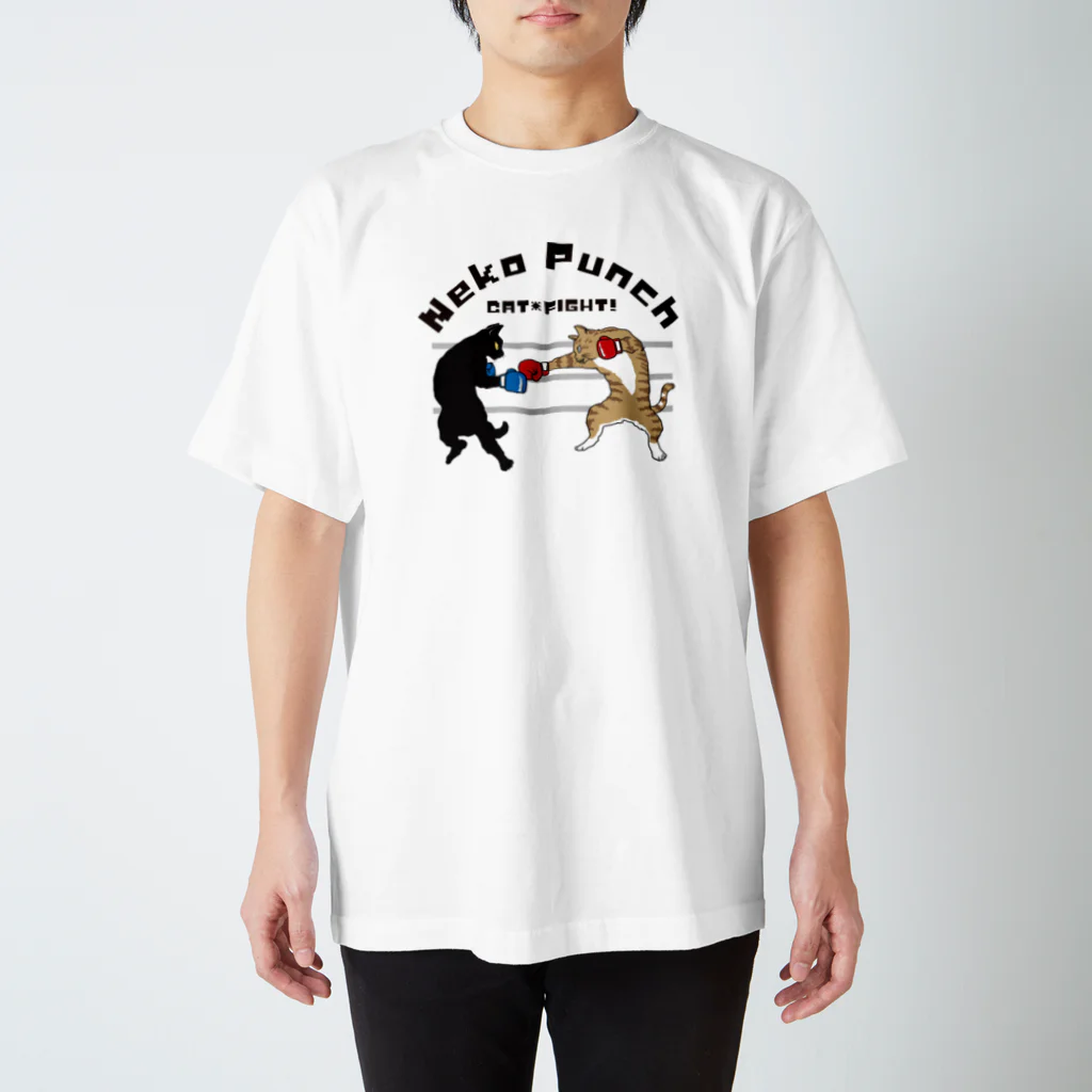 HIGEQLOのNeko Punch スタンダードTシャツ