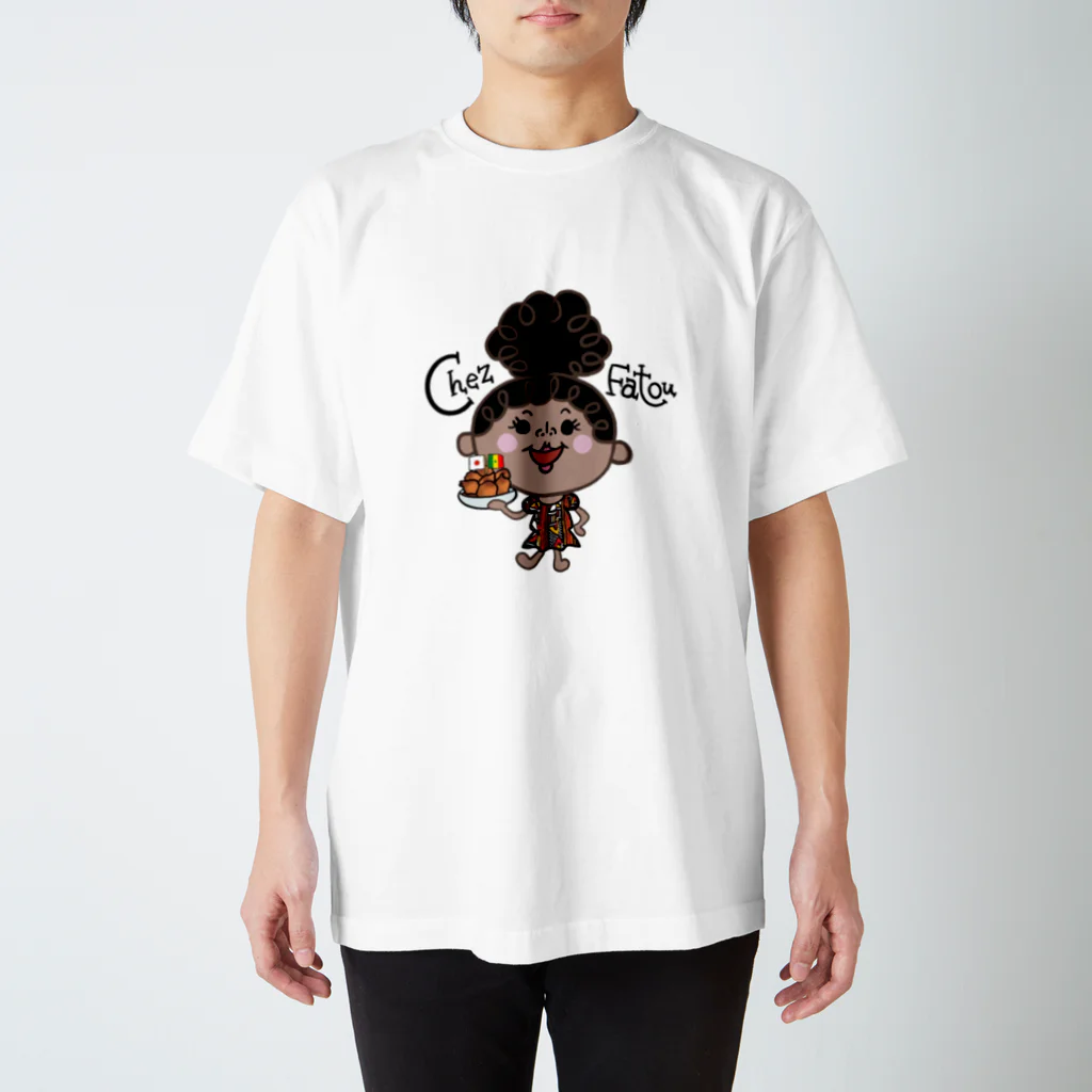 Chez FatouのChez Fatou (シェ　ファトゥ） スタンダードTシャツ