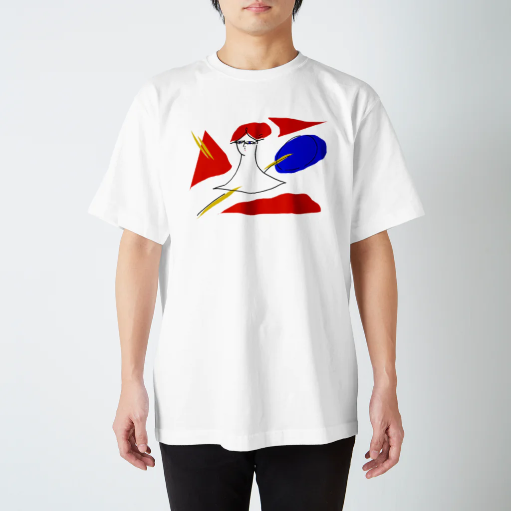 ドッカノダレカのまつげのひと スタンダードTシャツ