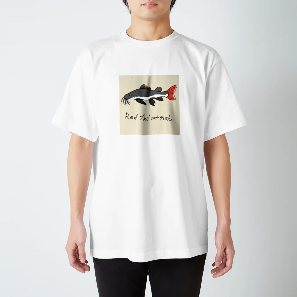 NamazuのRed tail catfish スタンダードTシャツ