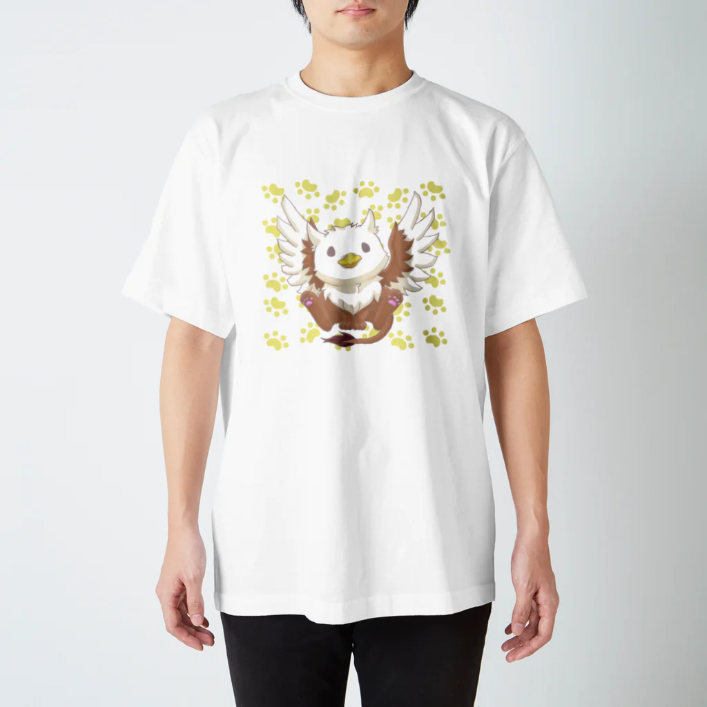 犬神小屋のちびグリフォン(肉球) Regular Fit T-Shirt