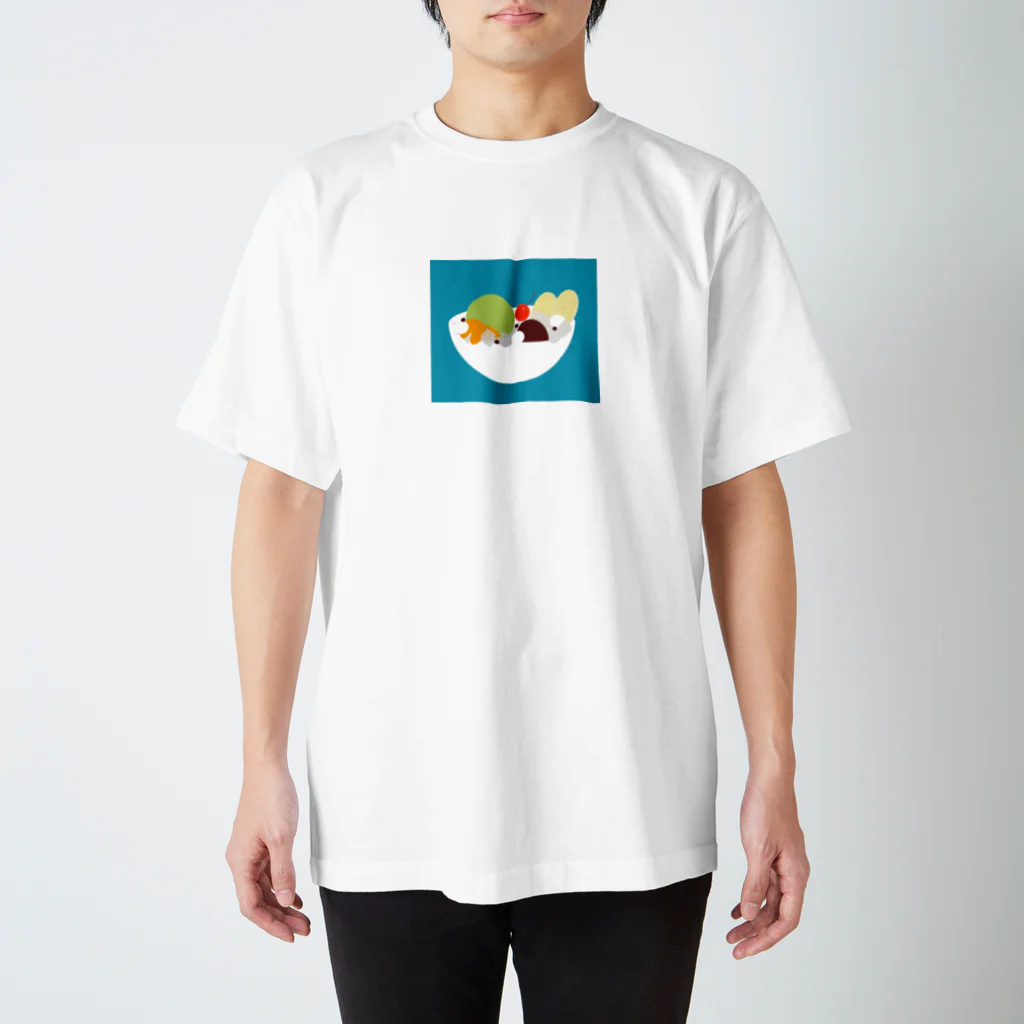 おいしいごはんのあんみつ スタンダードTシャツ