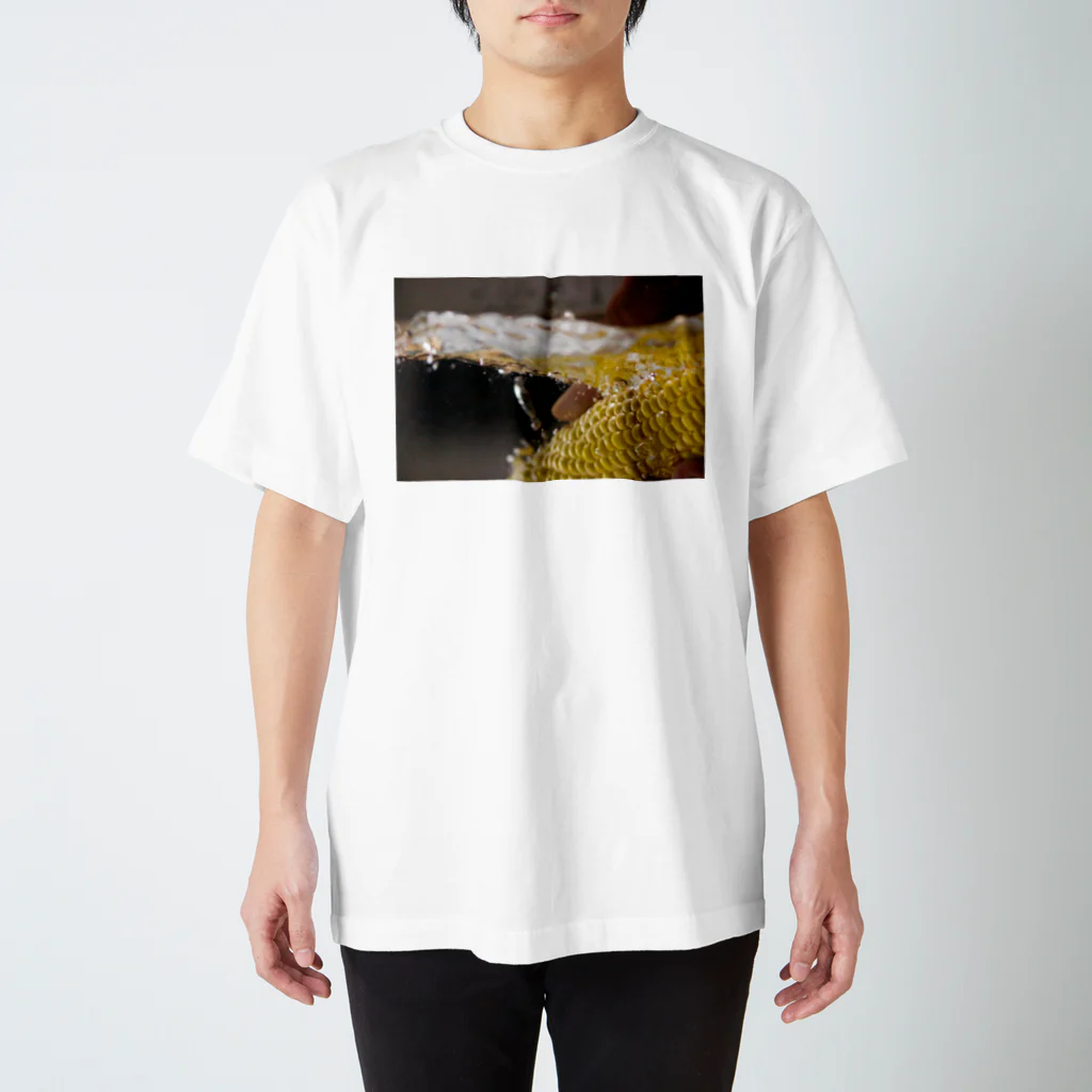 water art shop IGARASHIYAの「水 × とうもろこし」 Regular Fit T-Shirt