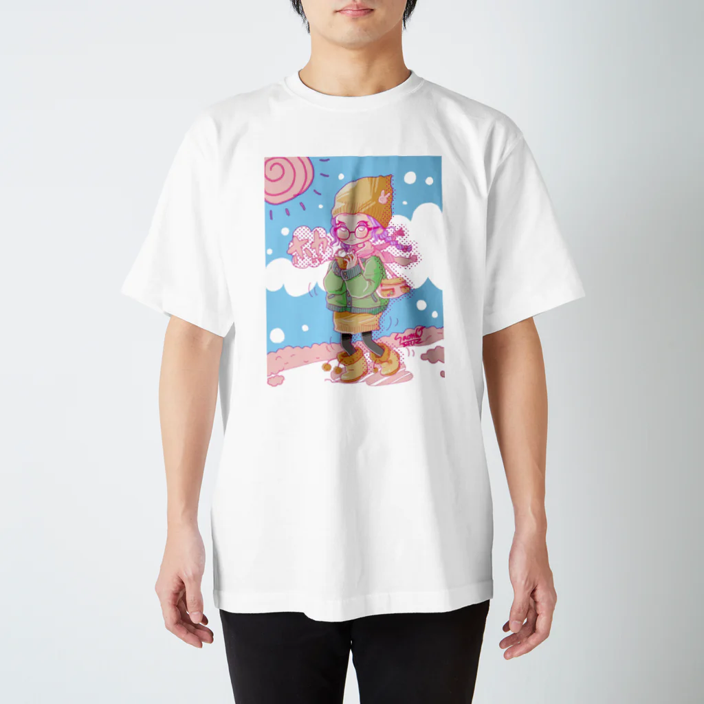 さおりんのお散歩すたいる。うぃんた〜ばぁじょん。 Regular Fit T-Shirt