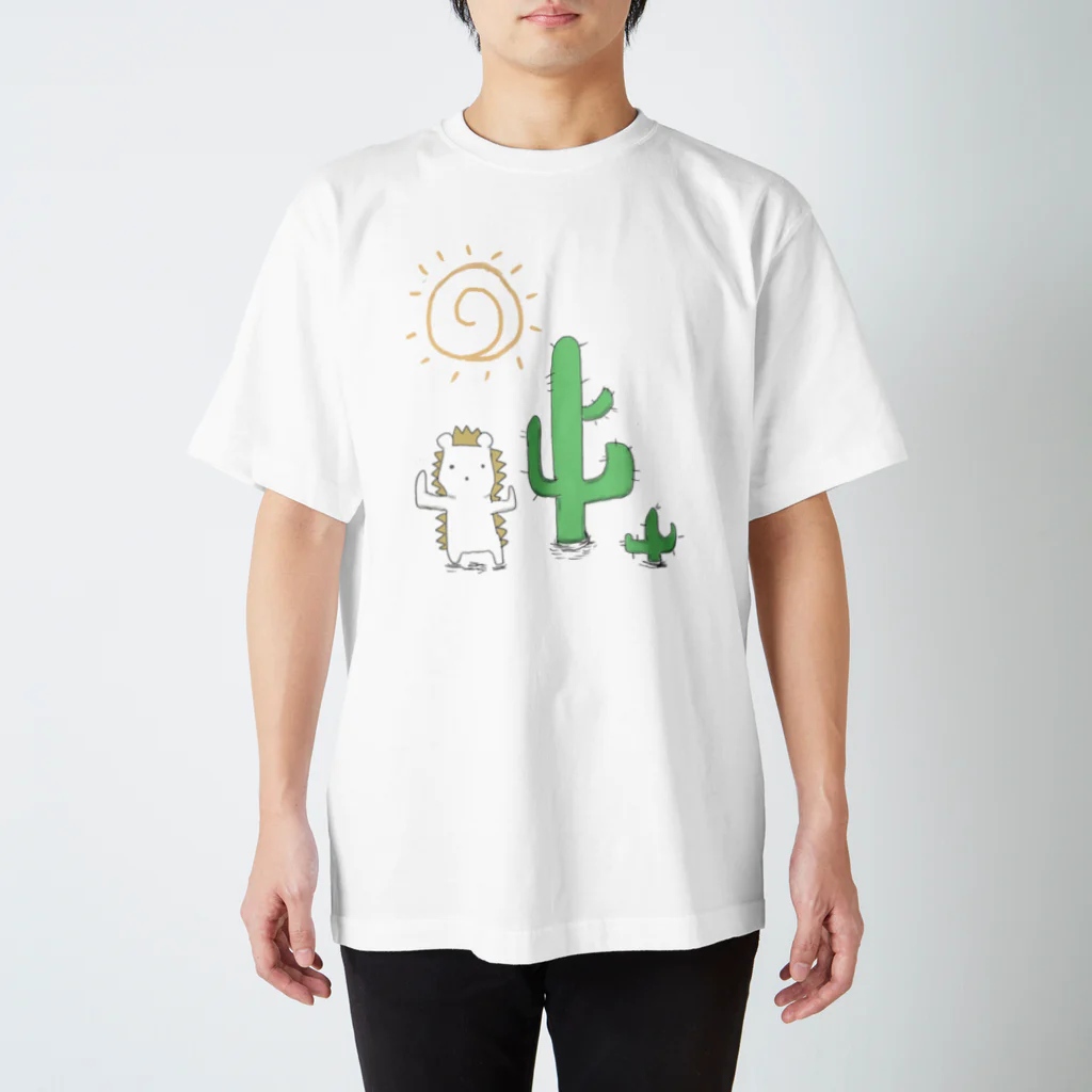 usagi-cuteのサボテンはりっちょ Regular Fit T-Shirt