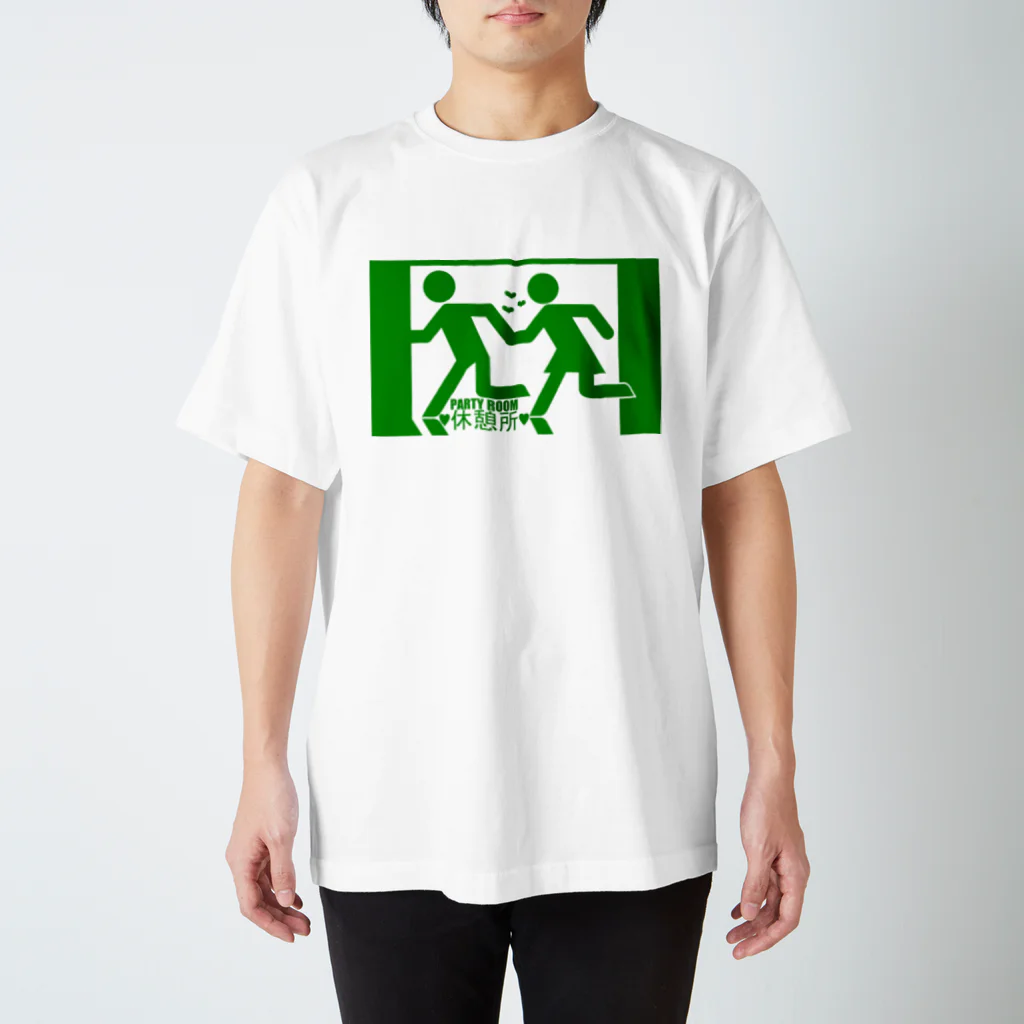 SWING PARTY ASSOCIATESの非常口 スタンダードTシャツ