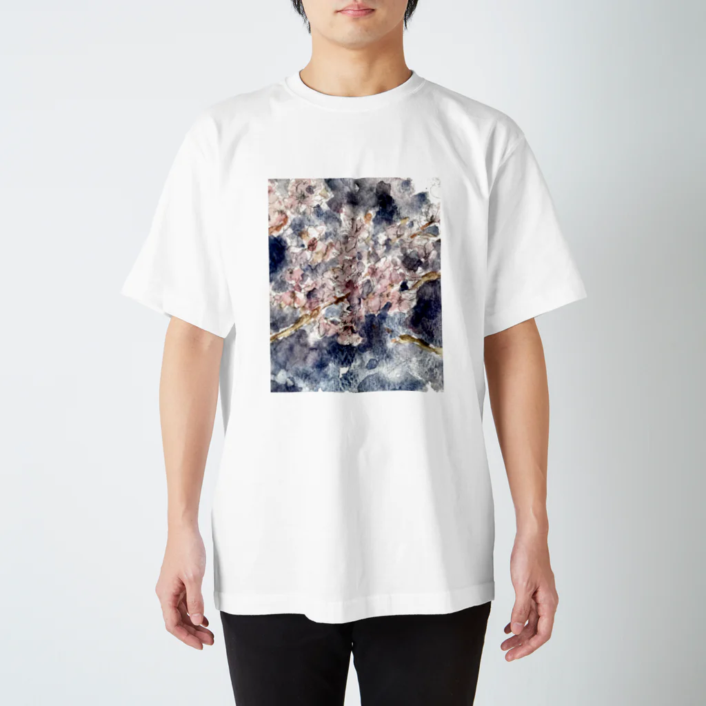 ym_dot_の夜桜 Regular Fit T-Shirt