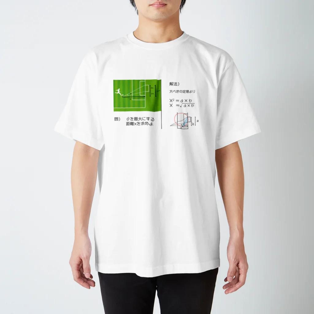 i_croissantのFootball is geometry スタンダードTシャツ