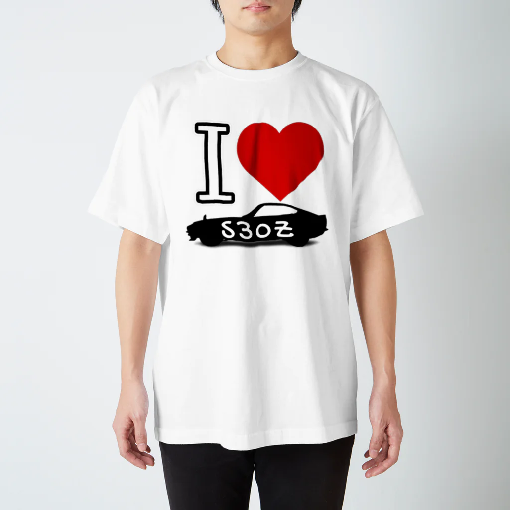 HideChannel_JDMの【New☆】【公式グッズ】I LOVE 旧車シリーズ S30Z　ヒデチャンネル・HideChannel JDM スタンダードTシャツ