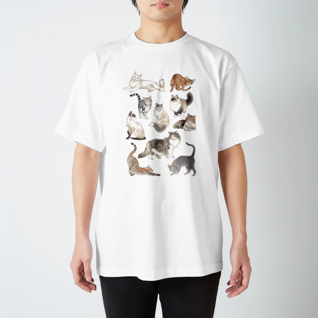 SHIMASATOMIのCATS スタンダードTシャツ