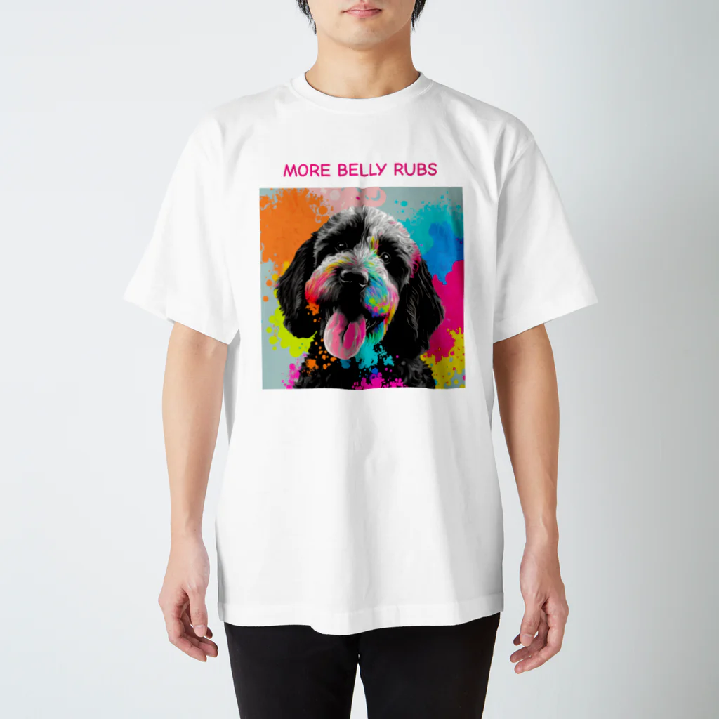 DOG  LOVERSのラブラドゥードル  Regular Fit T-Shirt