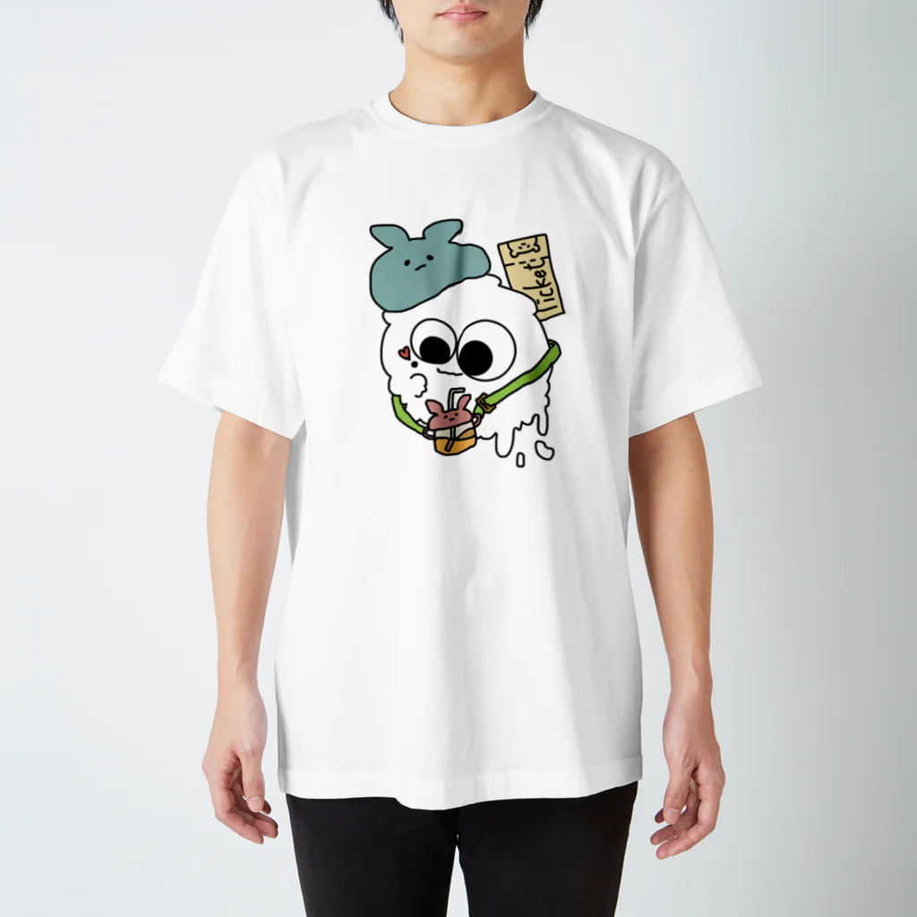 もふもふもんすたぁのもふもふもんすたぁ　テーマパーク2 Regular Fit T-Shirt