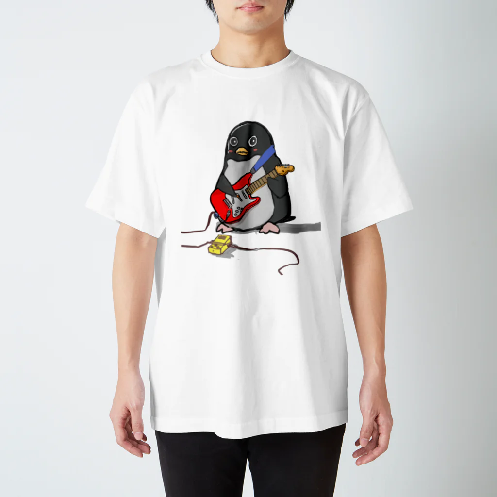 ホクリクペンギンのグッズのストラトペンギンくん スタンダードTシャツ