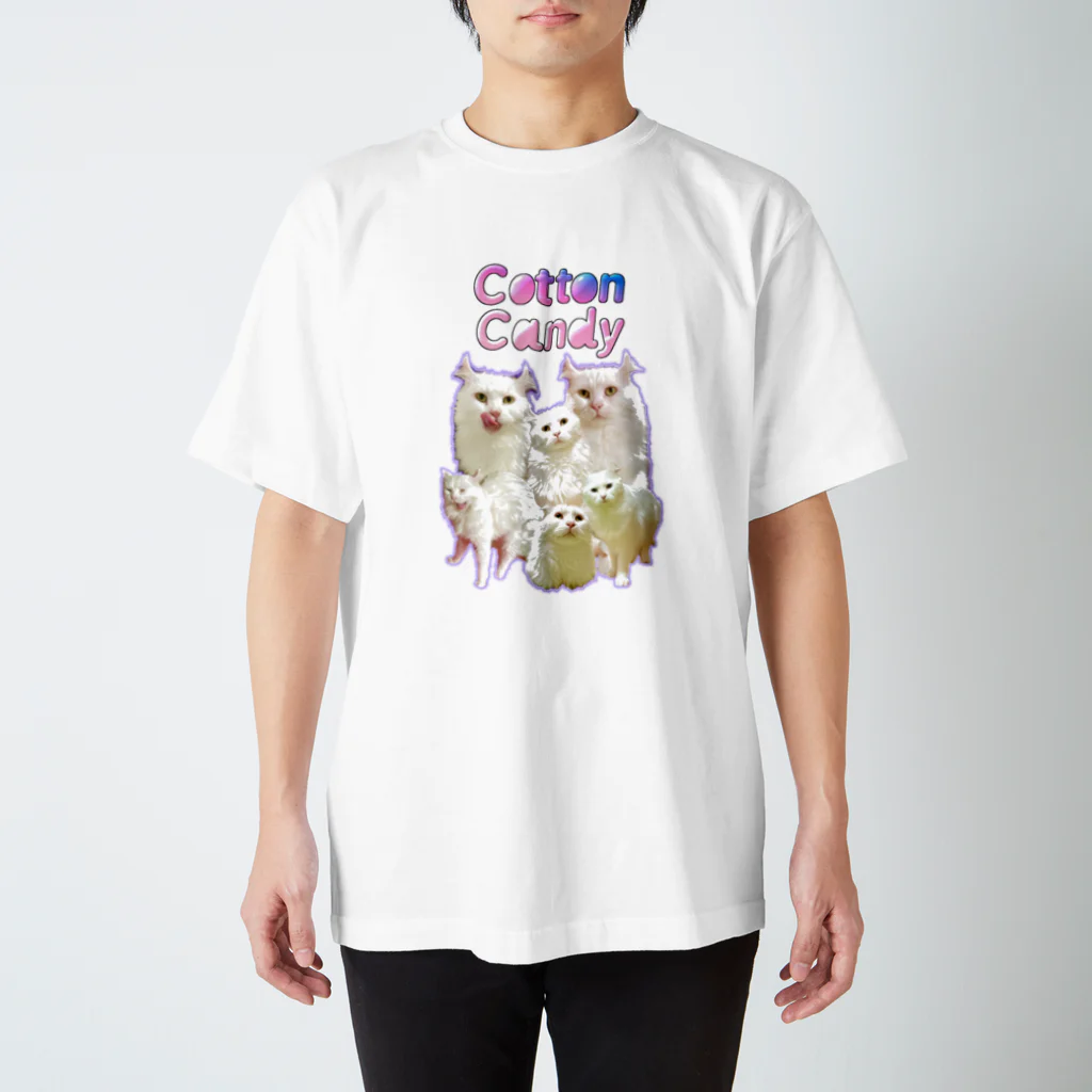 ﾆｪﾝﾁｪﾝｽﾞのCotton Candyな耳毛 Regular Fit T-Shirt