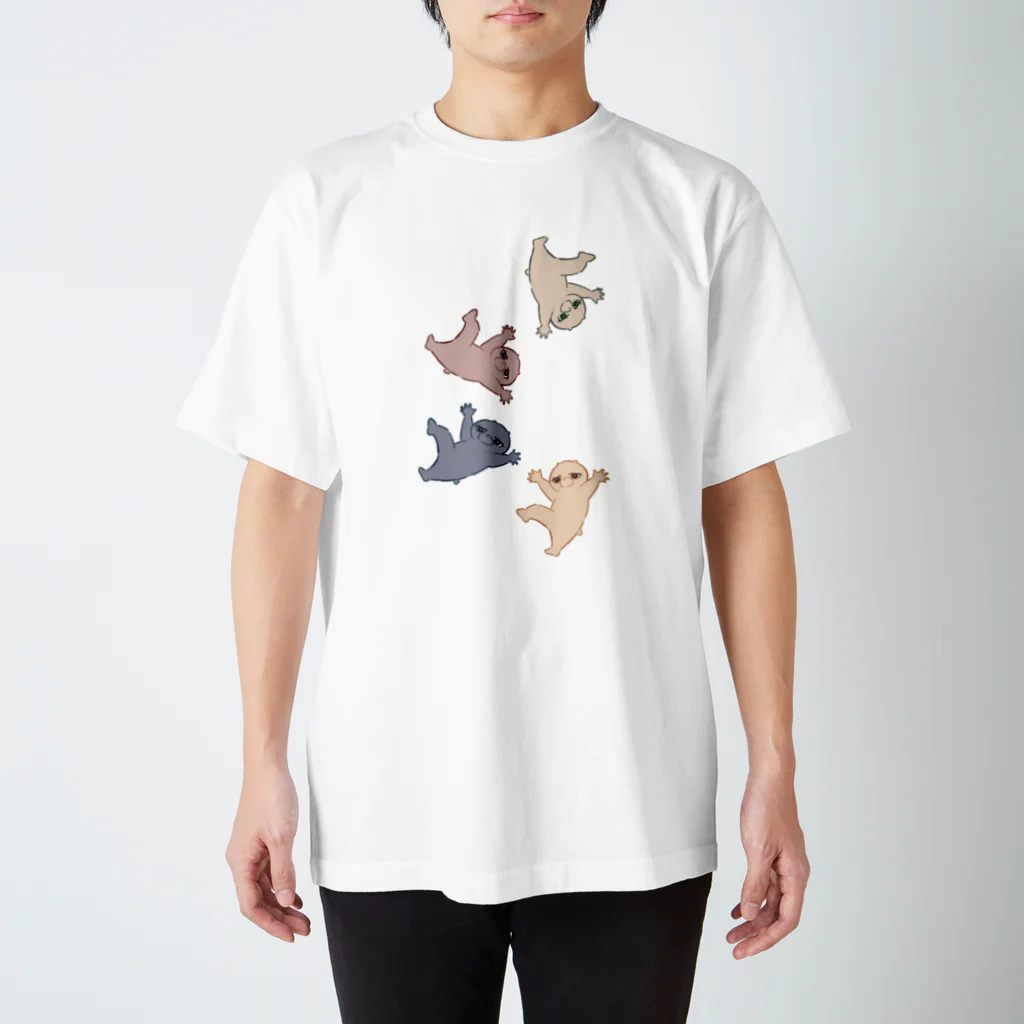 ゆるもあゝるのわいくまのダンス 彩り Regular Fit T-Shirt