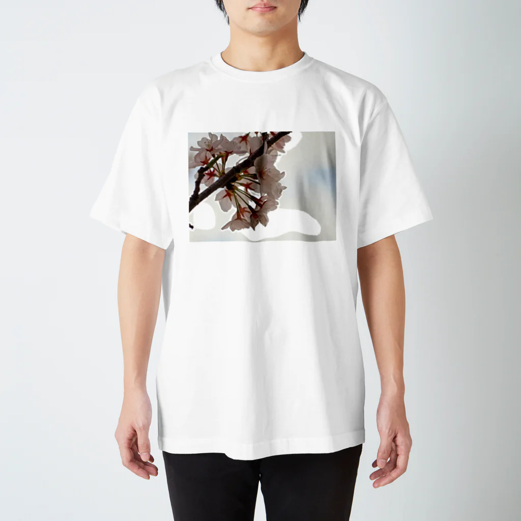 ムーンライトのイラスト風SAKURA Regular Fit T-Shirt