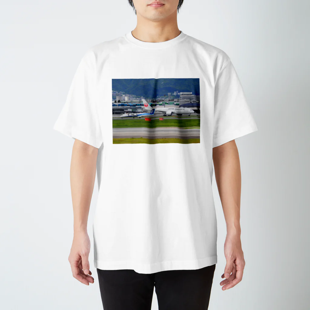 ムーンライトの飛行機 スタンダードTシャツ