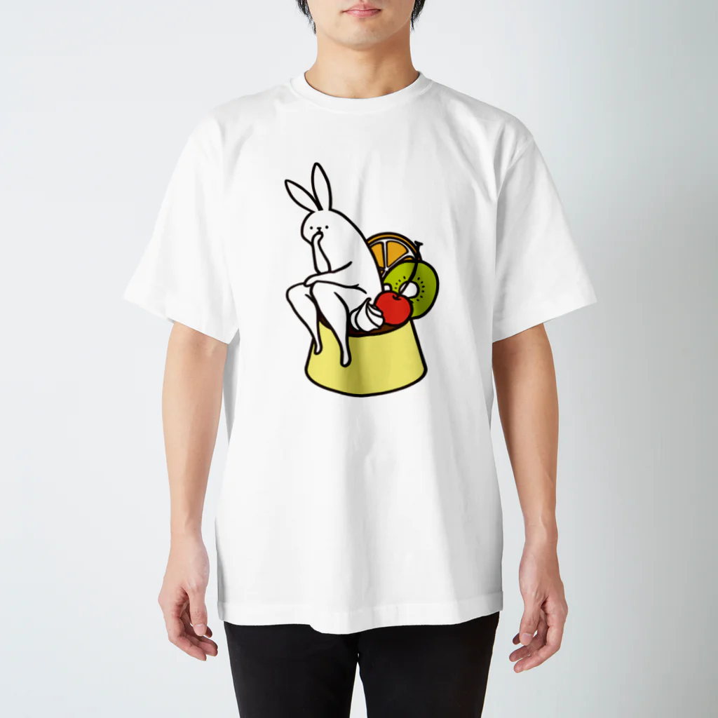 タドリのプリン・ア・ラ・モード スタンダードTシャツ