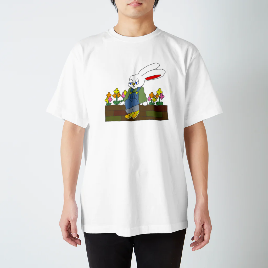 CHIGAYAのジム君の花壇 スタンダードTシャツ