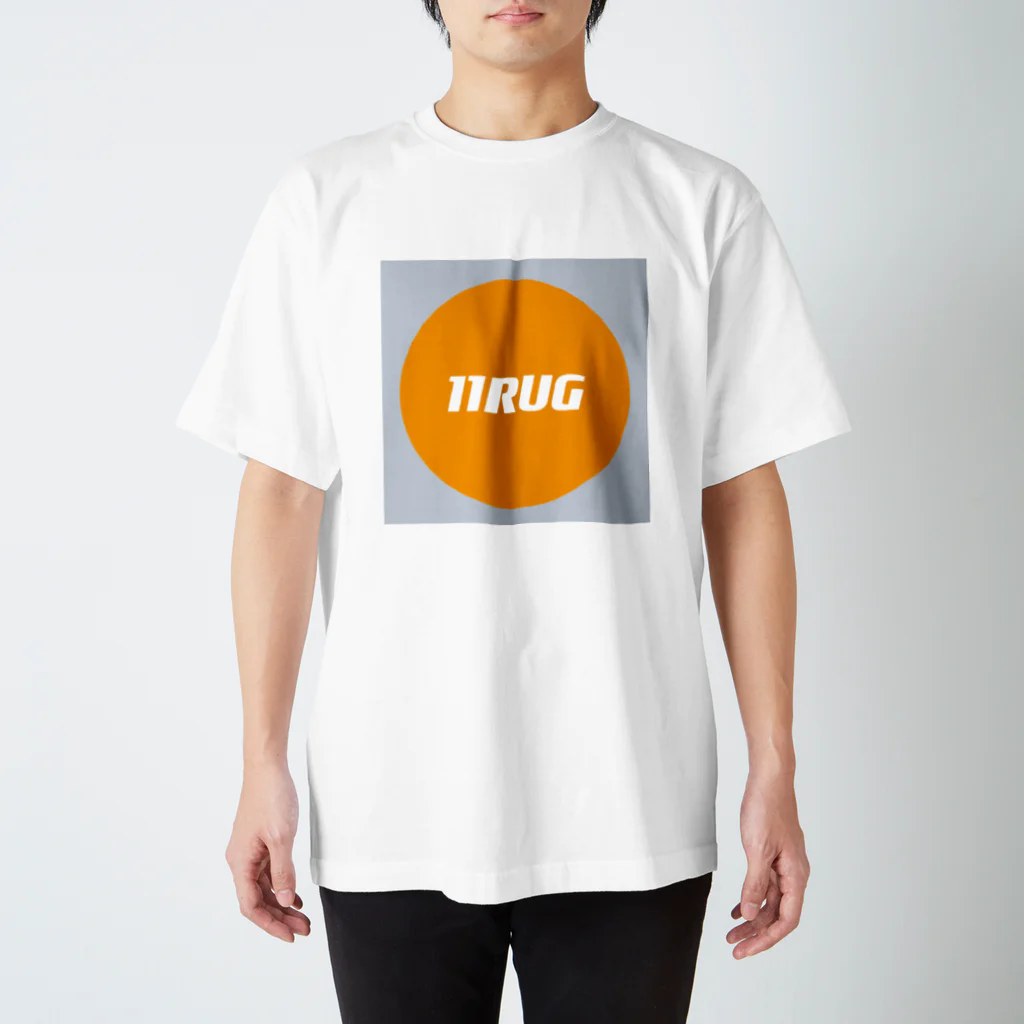 イレブンラグの11RUGステッカー スタンダードTシャツ