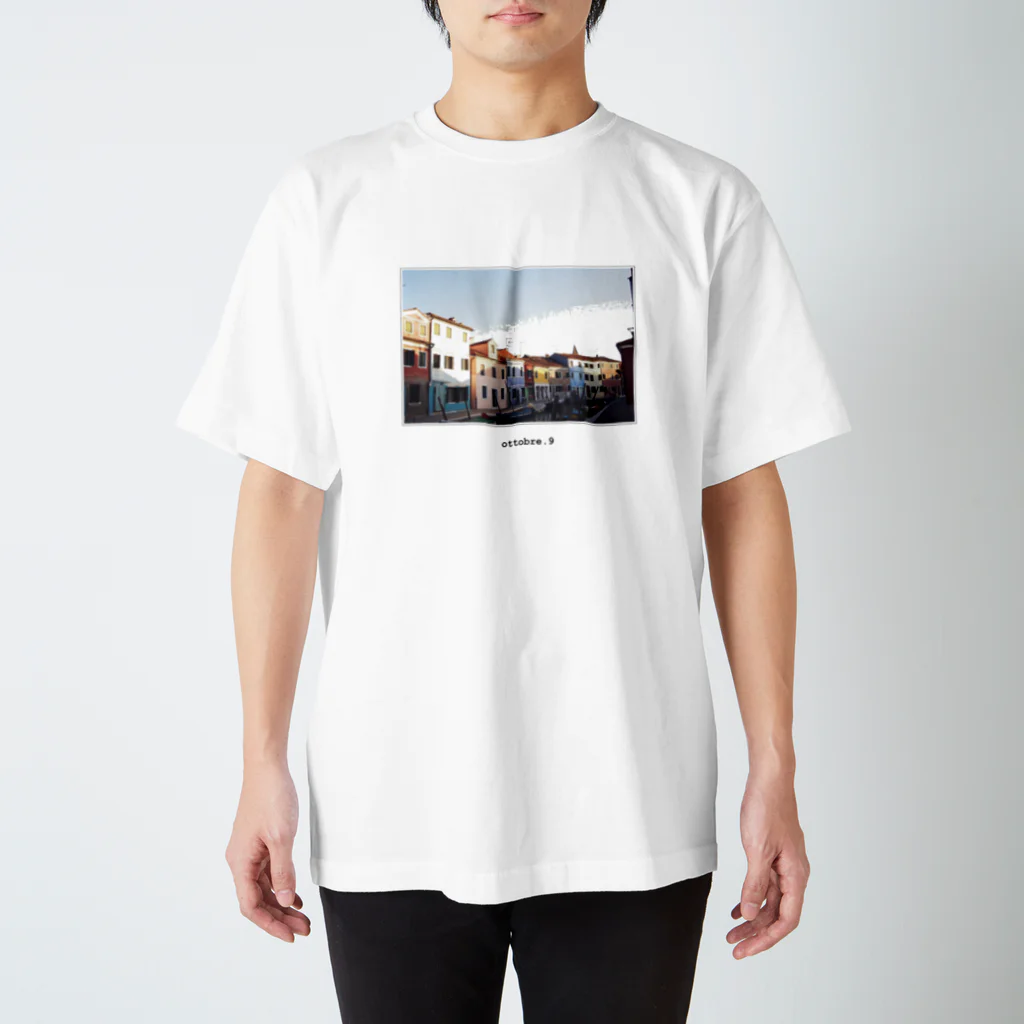 旅するTシャツ。のOttobre.9 / burano，italia スタンダードTシャツ