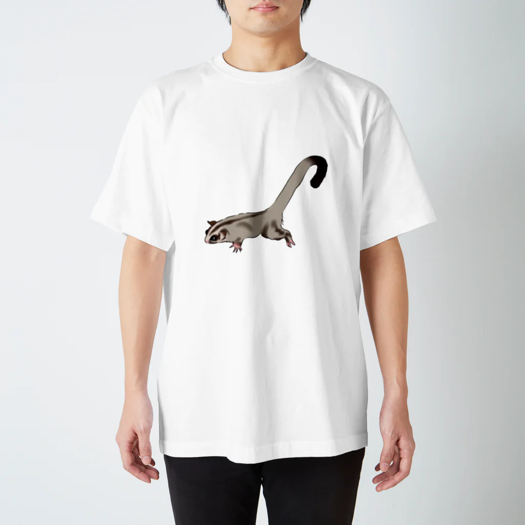 モモンガのしっぽのWalking Sugar glider! Regular Fit T-Shirt