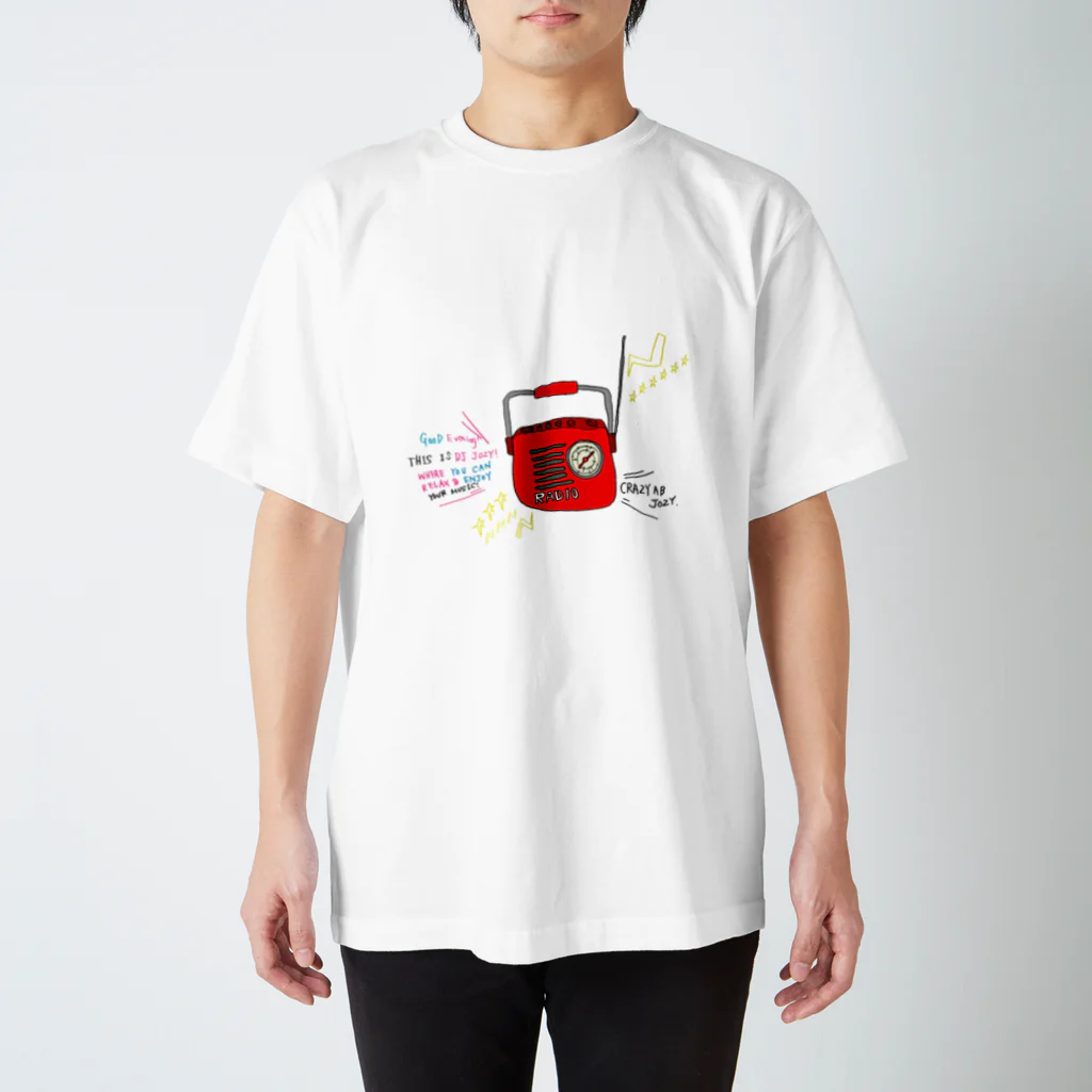 CRAZY AB JOZYのRADIO スタンダードTシャツ