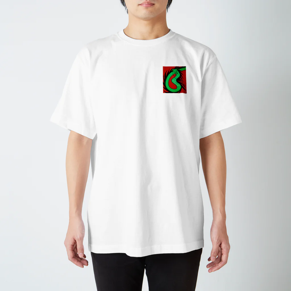 PALUTAMAの緑龍神　彦星　 Regular Fit T-Shirt