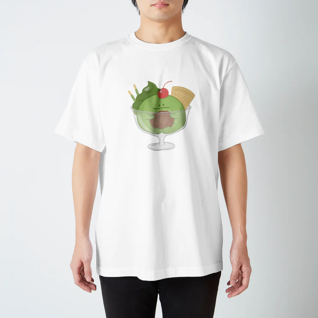 しらたまのしらたま抹茶パフェ スタンダードTシャツ