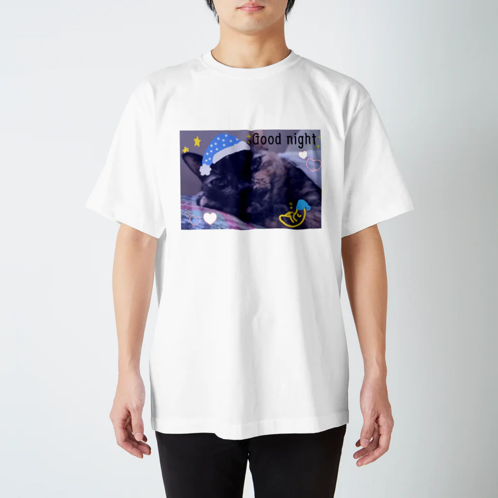 osuimono(ふーふのふ～)のGood night Regular Fit T-Shirt