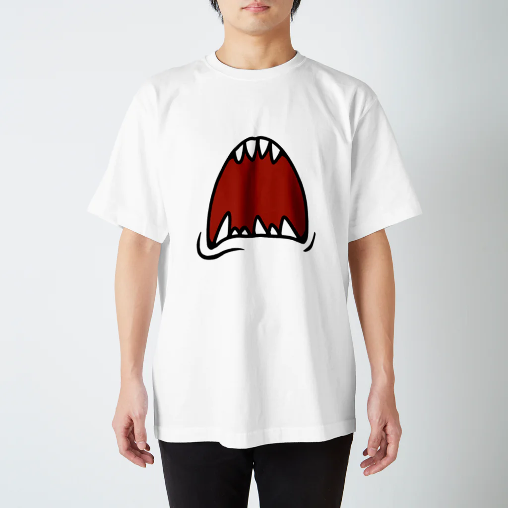 愚か者@メタ・インディゴズBOSSのMONSTER－MOUTH スタンダードTシャツ