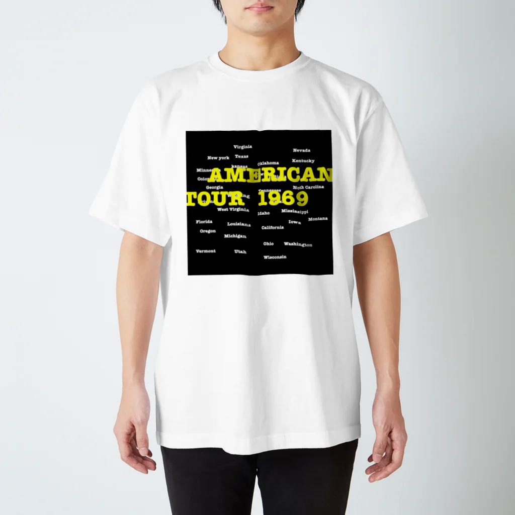 NEON_LINEのAMERICAN TOUR スタンダードTシャツ