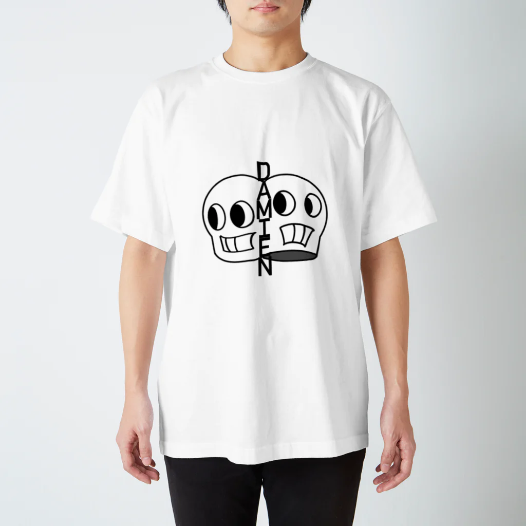 takitaの過去と未来とダミアン君 スタンダードTシャツ