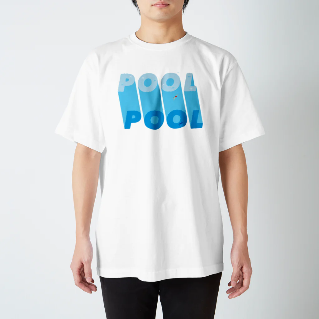 mojiyaのプール Regular Fit T-Shirt