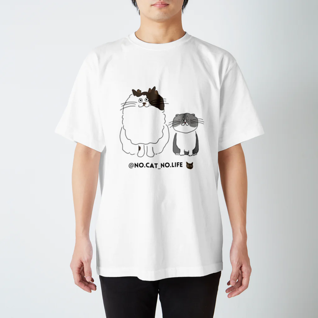 猫のイラスト屋さんのjisu ku Regular Fit T-Shirt