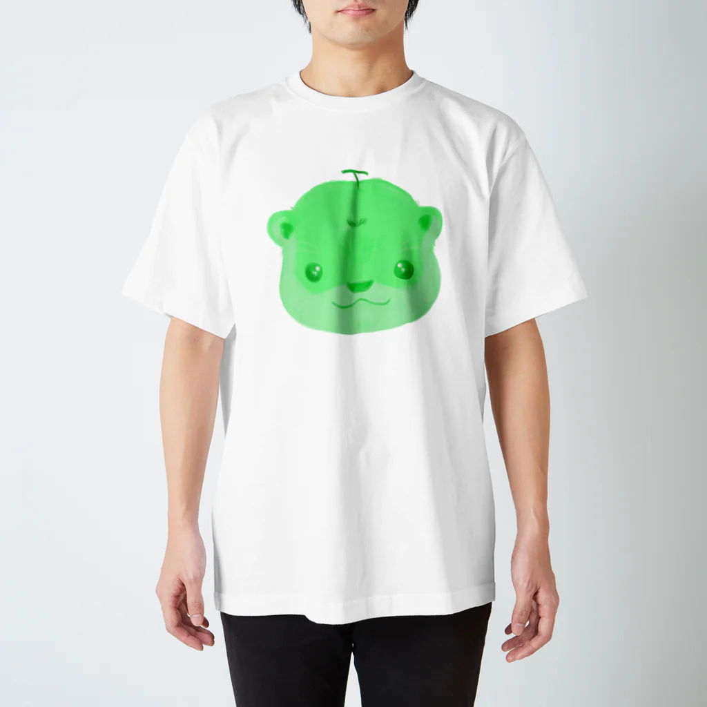 サウナ好きのカワウソのメロンカワウソ スタンダードTシャツ