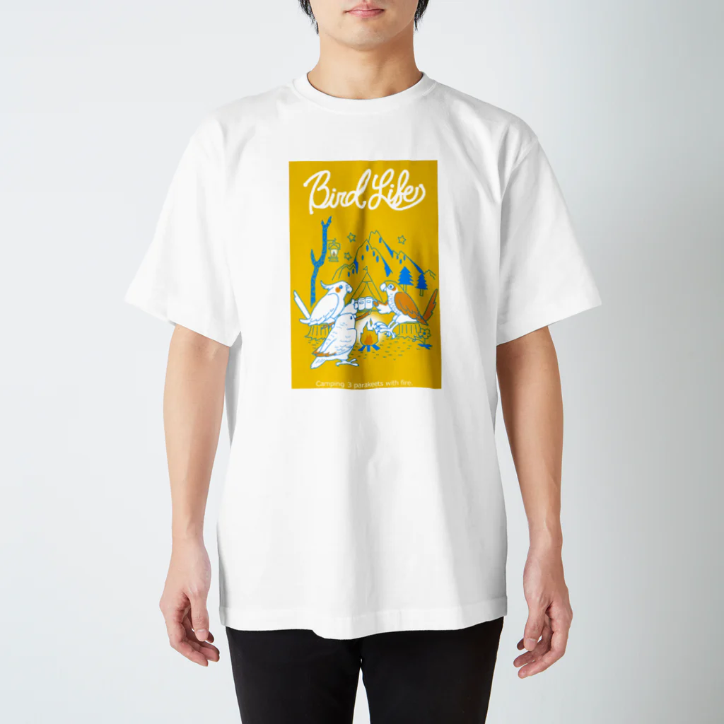 葉月京のバードライフ/キャンプ Regular Fit T-Shirt