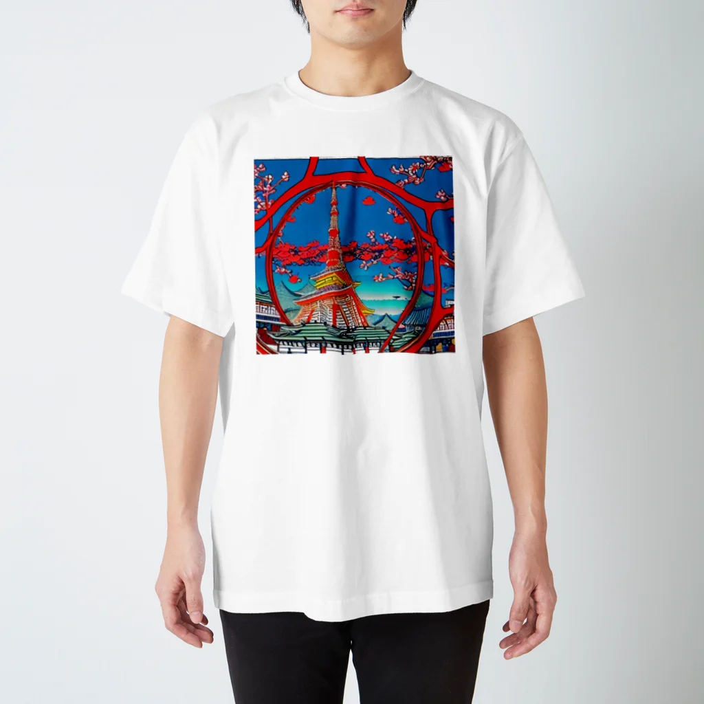 ozizousanのtokyotower スタンダードTシャツ