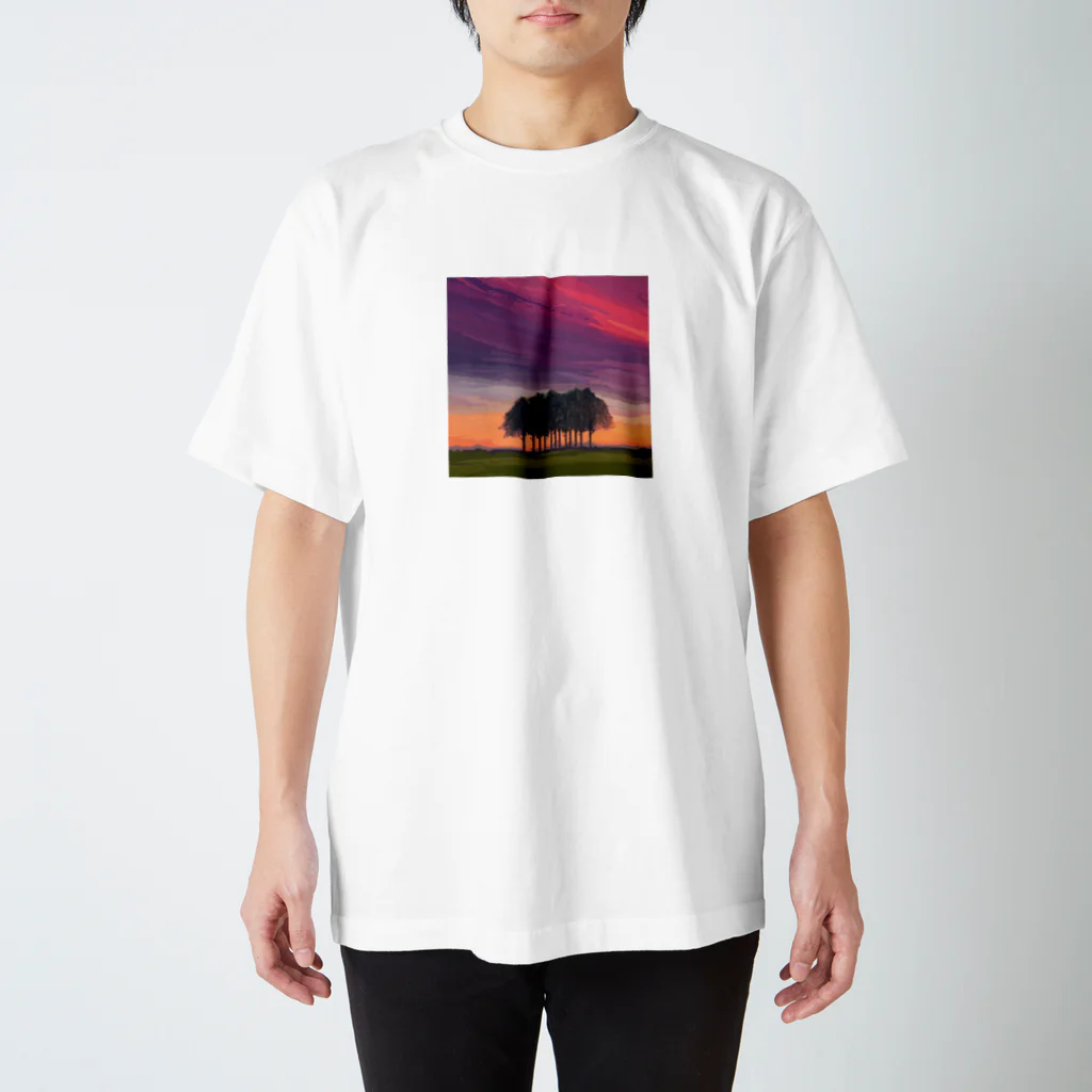 fuji_yuichiのTwilight2.PixelArt Regular Fit T-Shirt