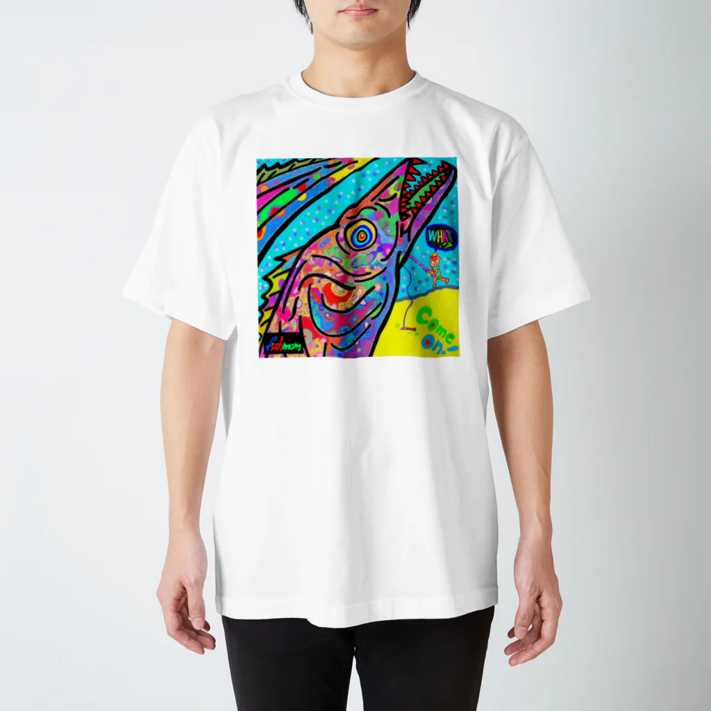 FISH MOM（デザイナー：うーまま）のタチウオ Regular Fit T-Shirt