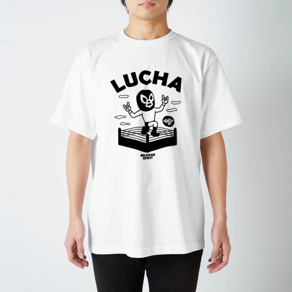 LUCHAのMEXICAN SPIRIT#22mono Regular Fit T-Shirt