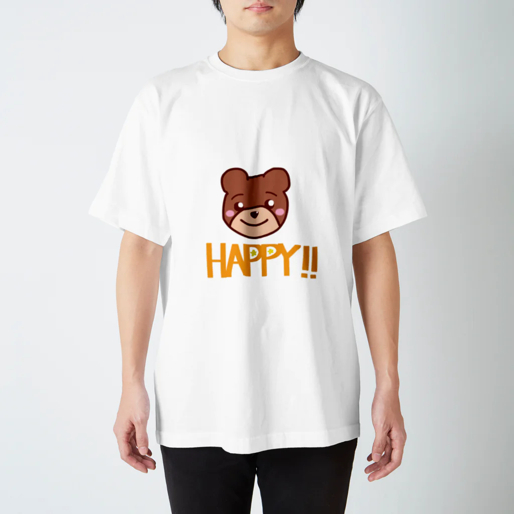 いしだ ゆめのHAPPYクマくん スタンダードTシャツ