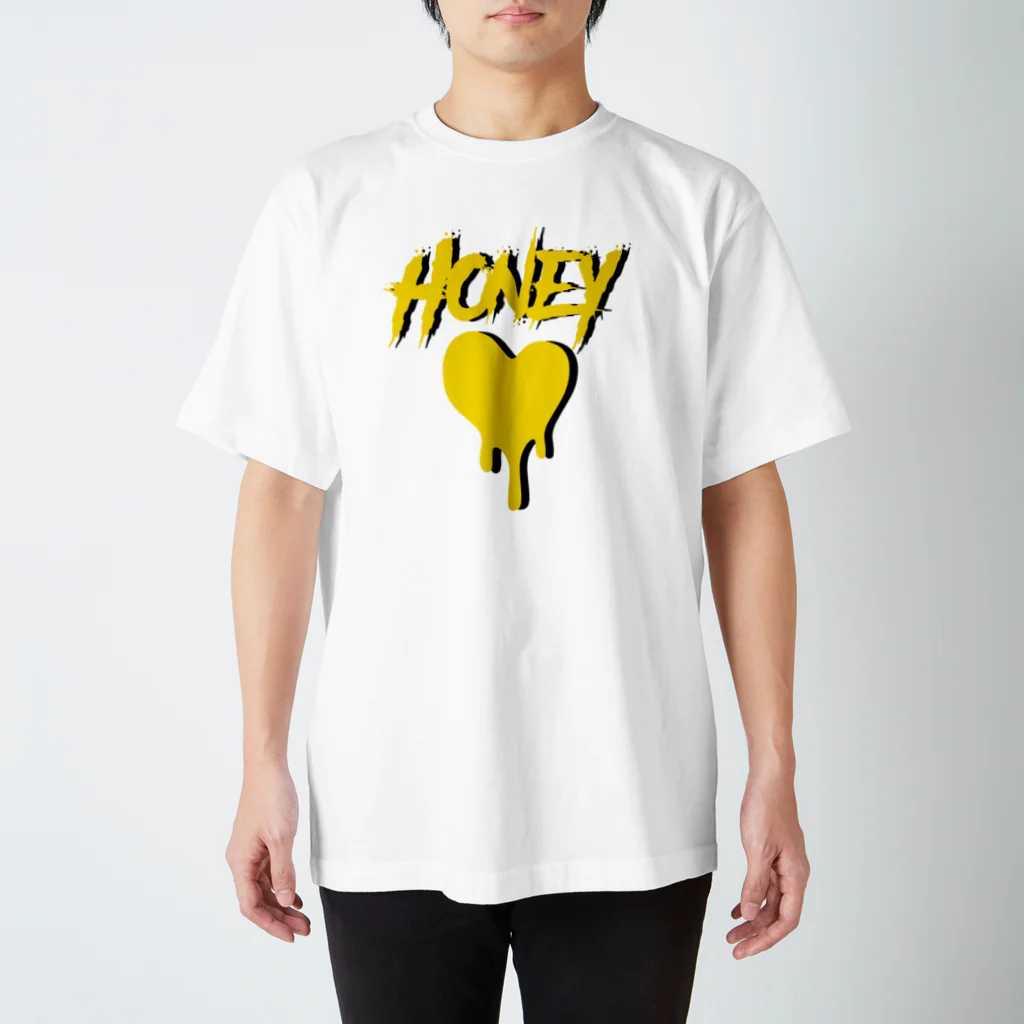 Pop MusicのHoney / Rock#1 Regular Fit T-Shirt