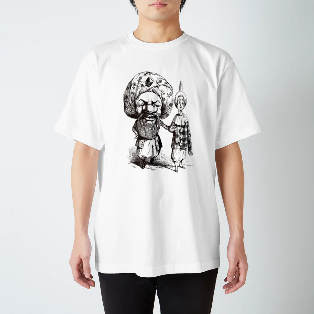 PD selectionのBallet dancers in French nineteenth-century caricatures：フランスの19世紀風刺画のバレエダンサー(5884125) スタンダードTシャツ