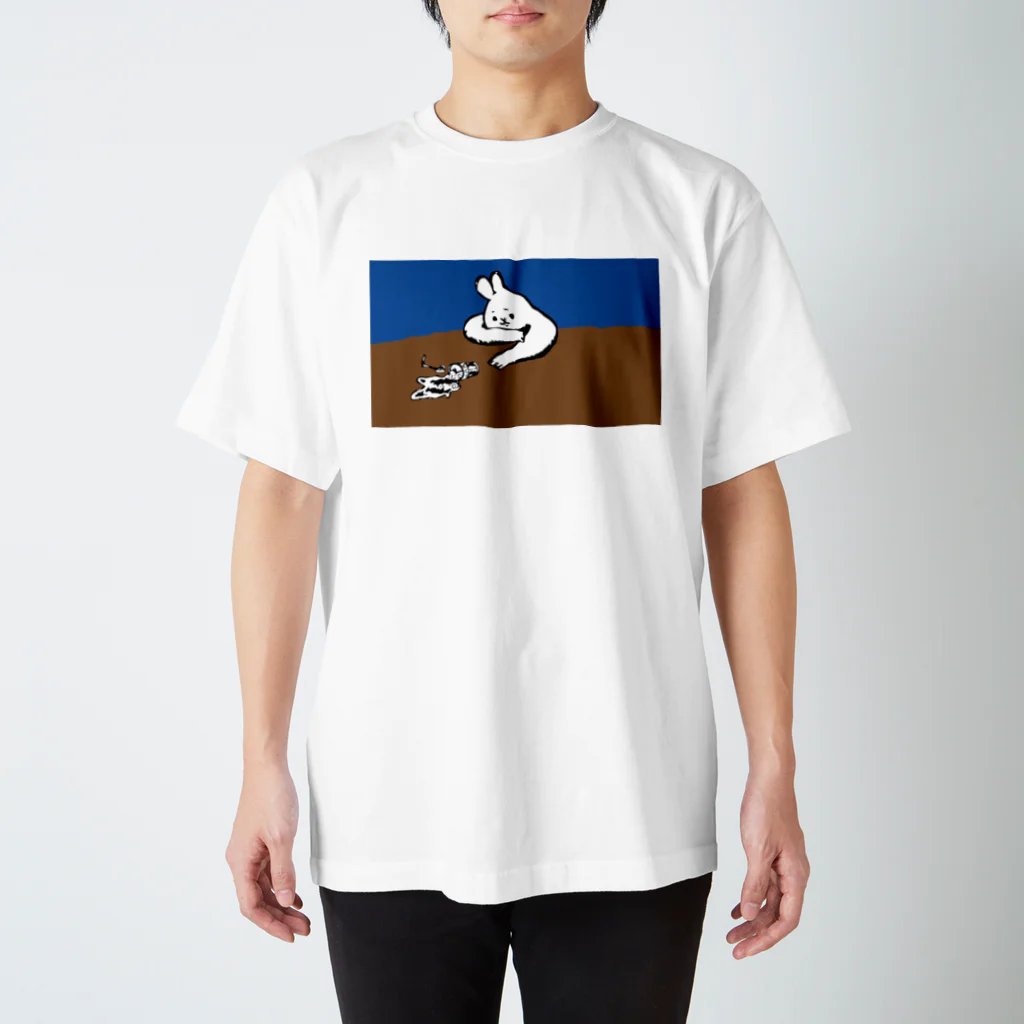 BOONのうさぎ　(あーあ) スタンダードTシャツ