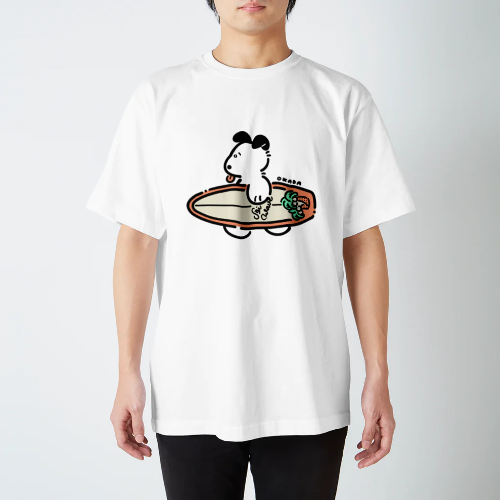 おかだの店のholiday dog スタンダードTシャツ